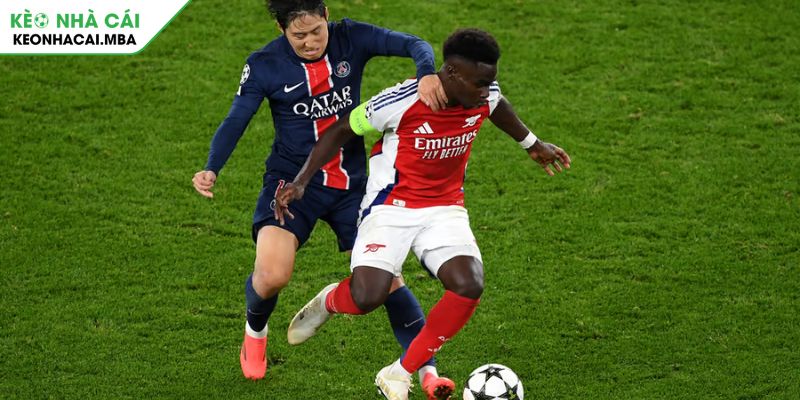Soi kèo châu Á trận PSG vs Arsenal (02:00 08/05)