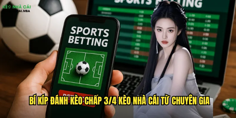 Bí kíp đánh kèo chấp 3/4 kèo nhà cái từ chuyên gia
